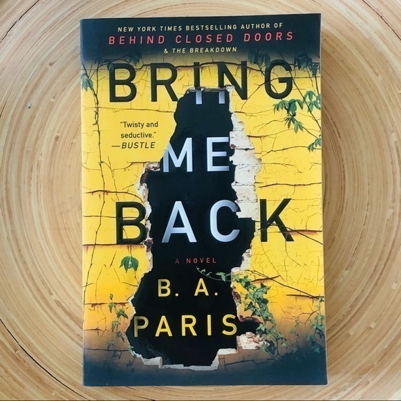 Bring Me Back: A Novel by B.A. Paris | Paperback First Edition | New - Picture 1 of 7